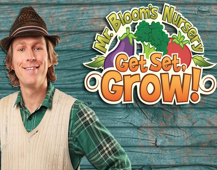 bbc英语原声儿童节目 mr bloom"s nursery-get set grow 5dvd 满300